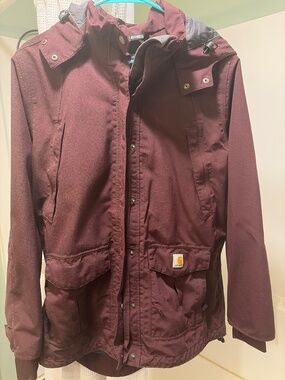 Large Carhartt Rain Defender rain coat